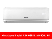 Akce - klimatizace Sinclair ASH-09BIR za 9.900,- Kč